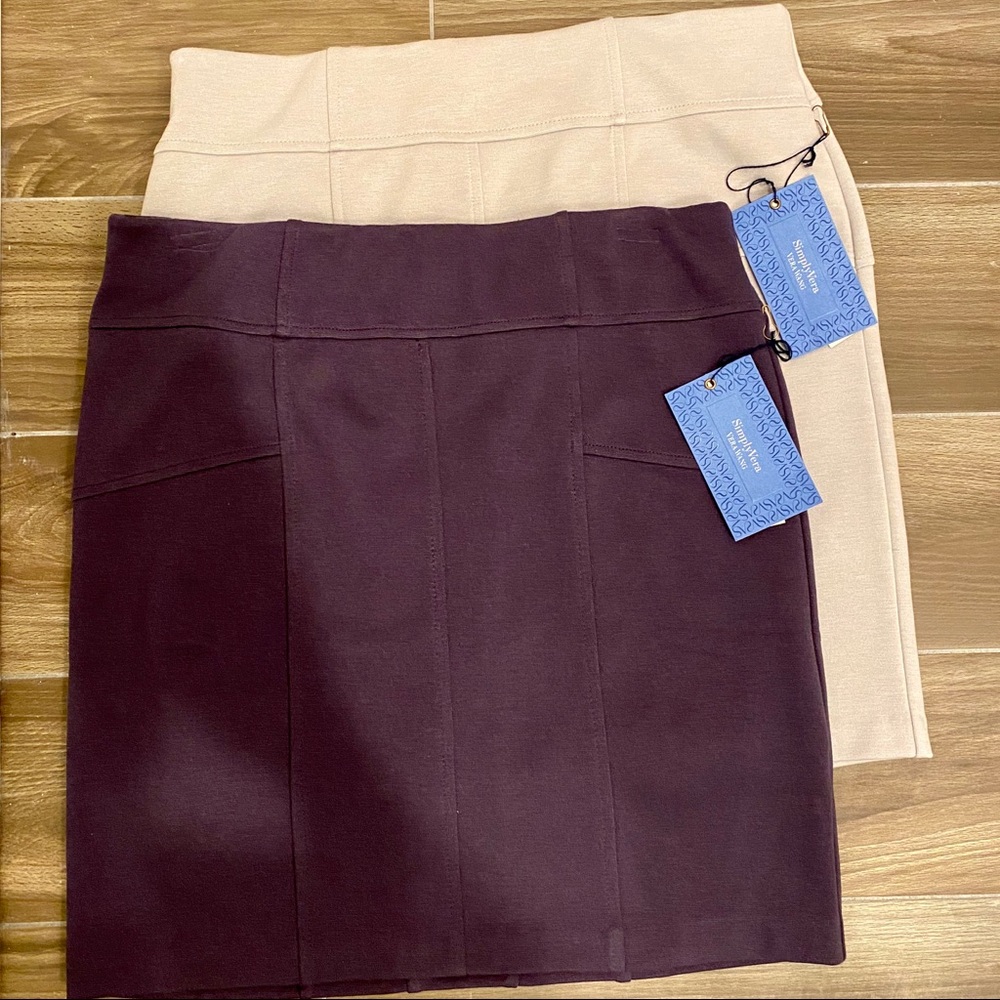 NWT Bundle: 2 SimplyVera Vera Wang skirts